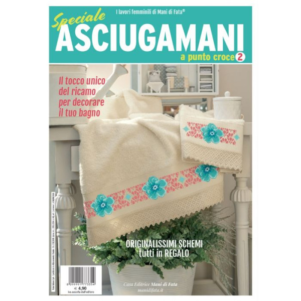 Mani di Fata Magazine - Special Cross Stitch Bath Towels Patterns 2